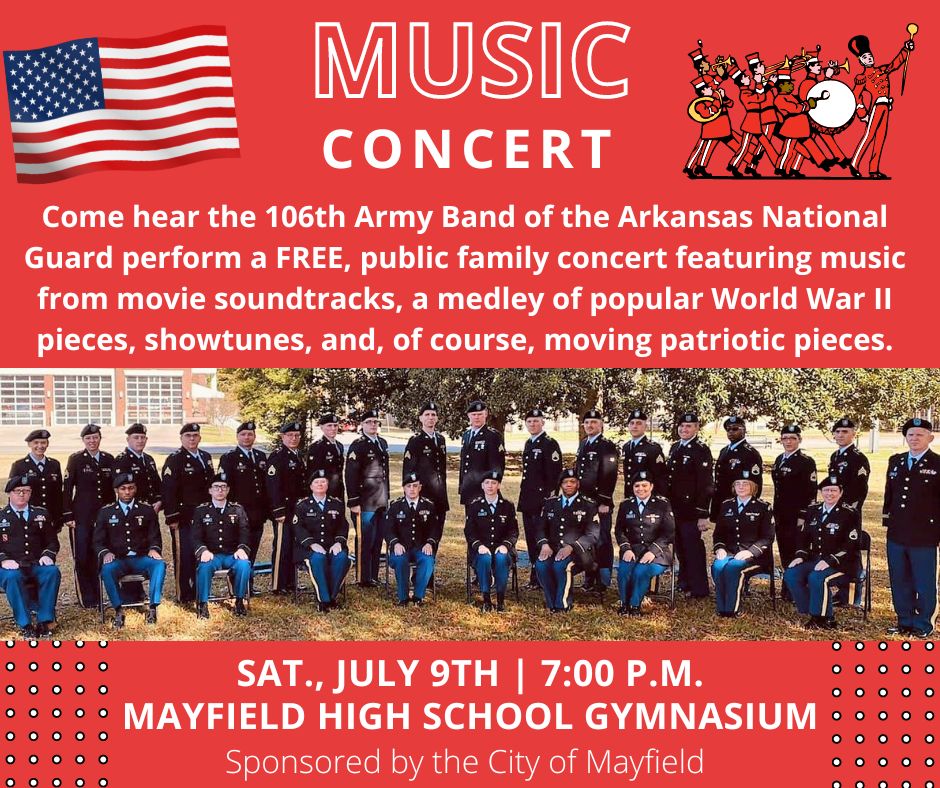 106th Army Band Concert MayfieldGraves County Tourism Commission