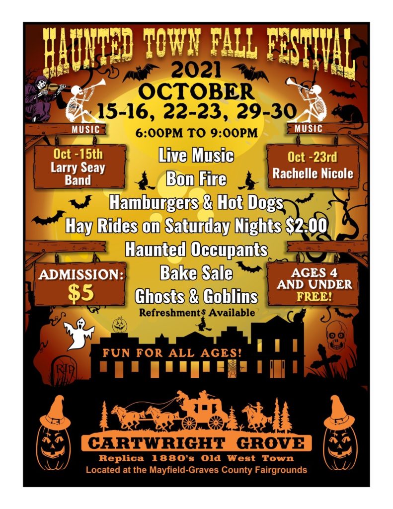 Cartwright Grove Haunted Town Fall Festival MayfieldGraves County