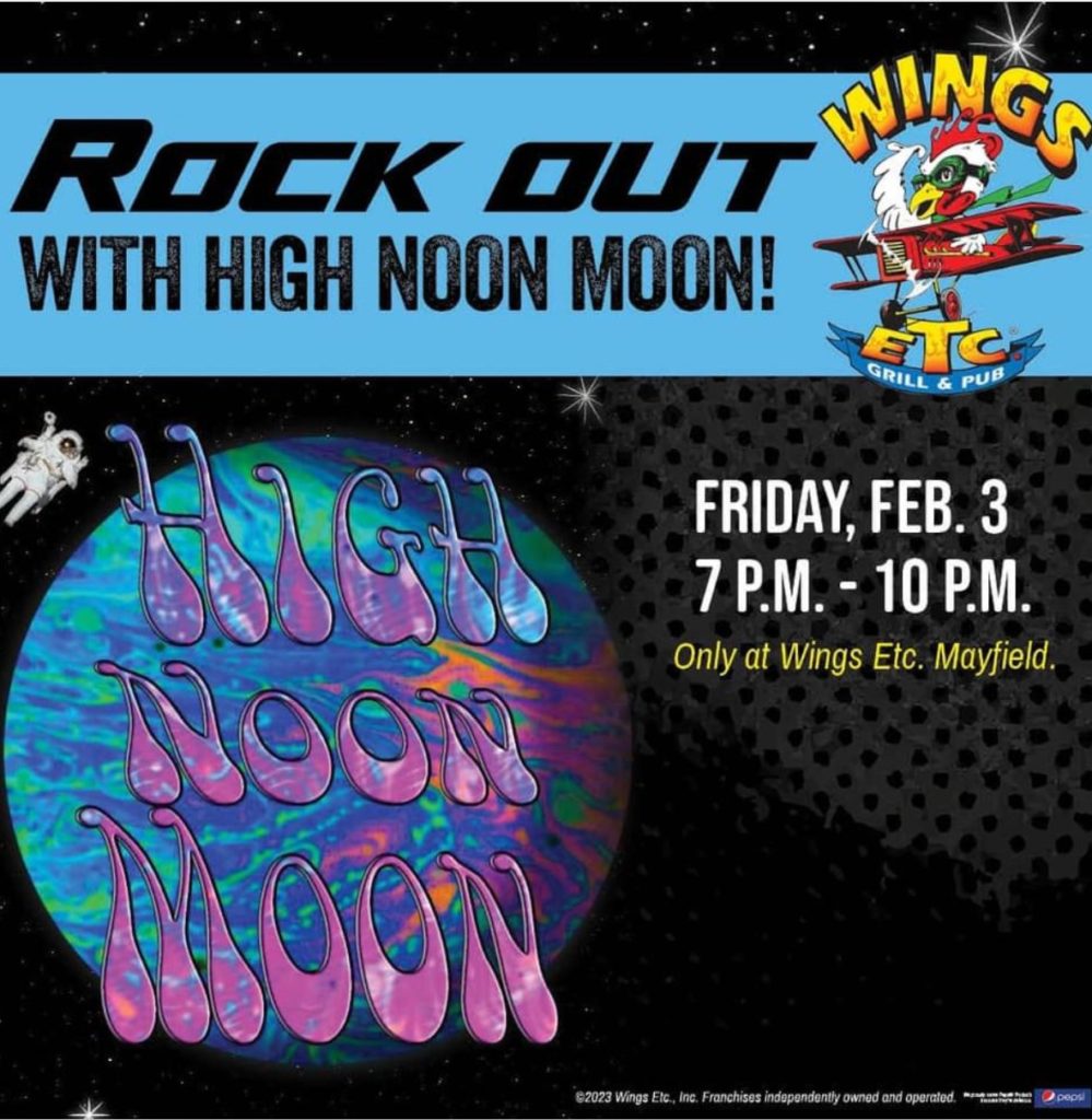 High Noon Moon at Wings, Etc. MayfieldGraves County Tourism Commission