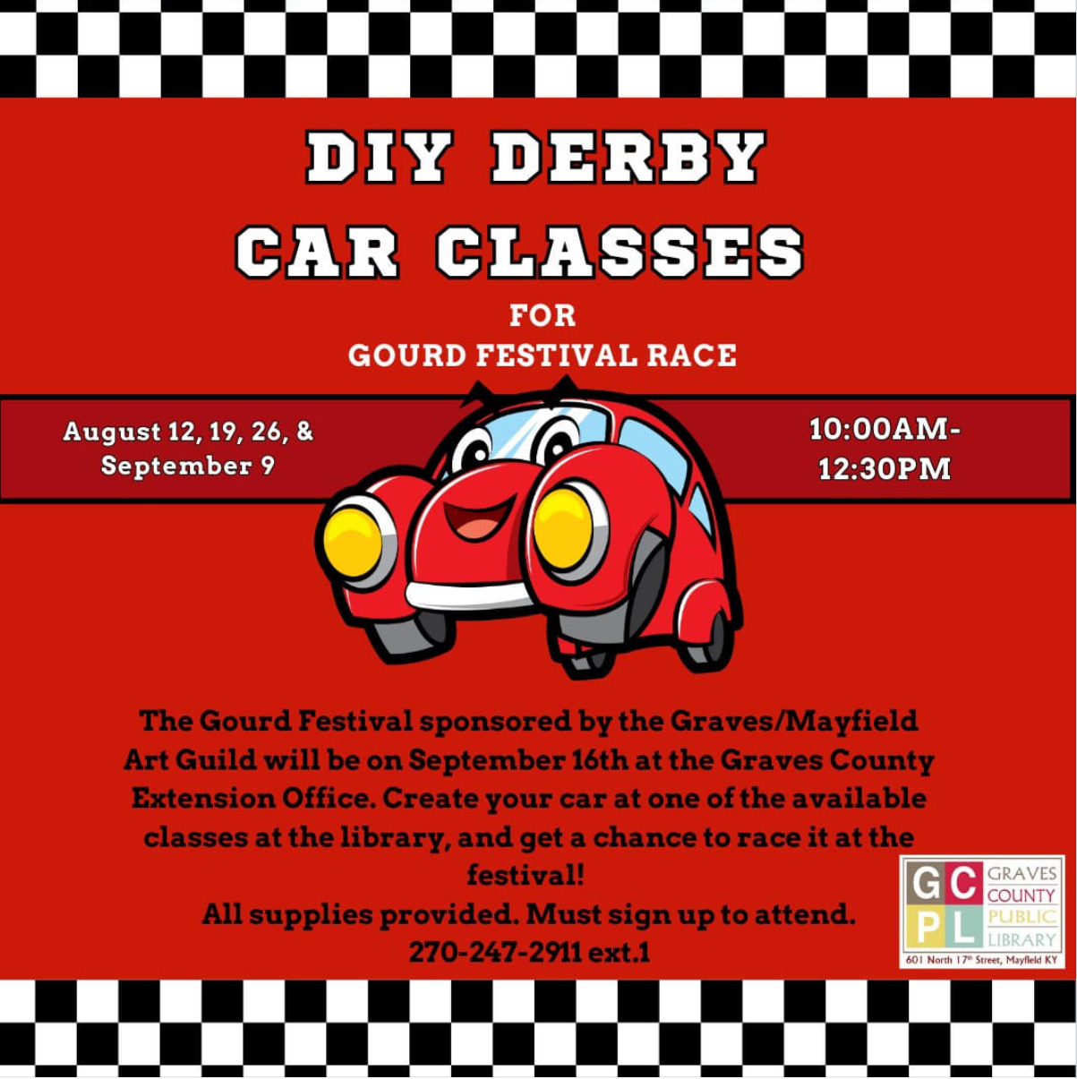DIY Derby Car Class MayfieldGraves County Tourism Commission