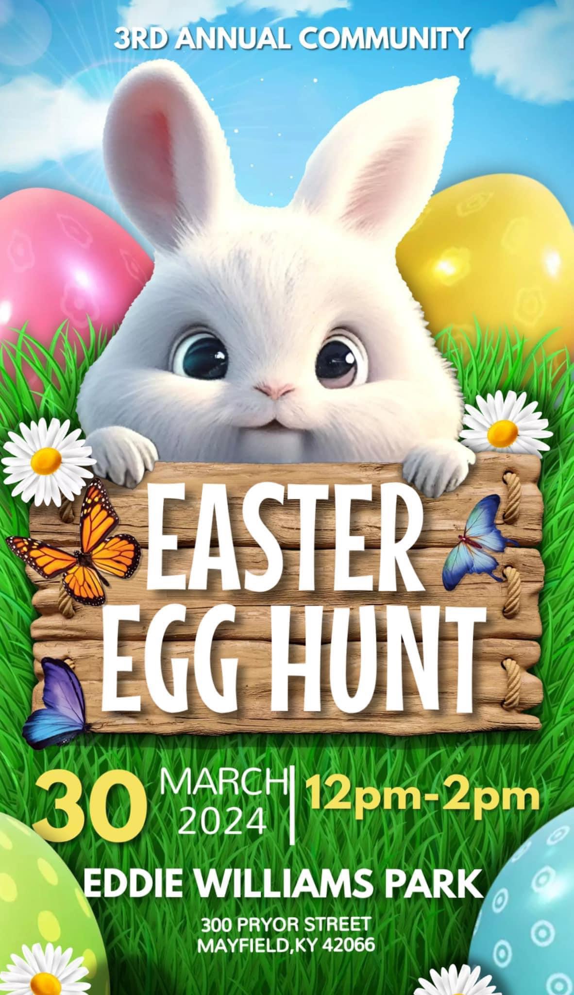 Community Easter Egg Hunt at Eddie Williams Park – Mayfield-Graves ...